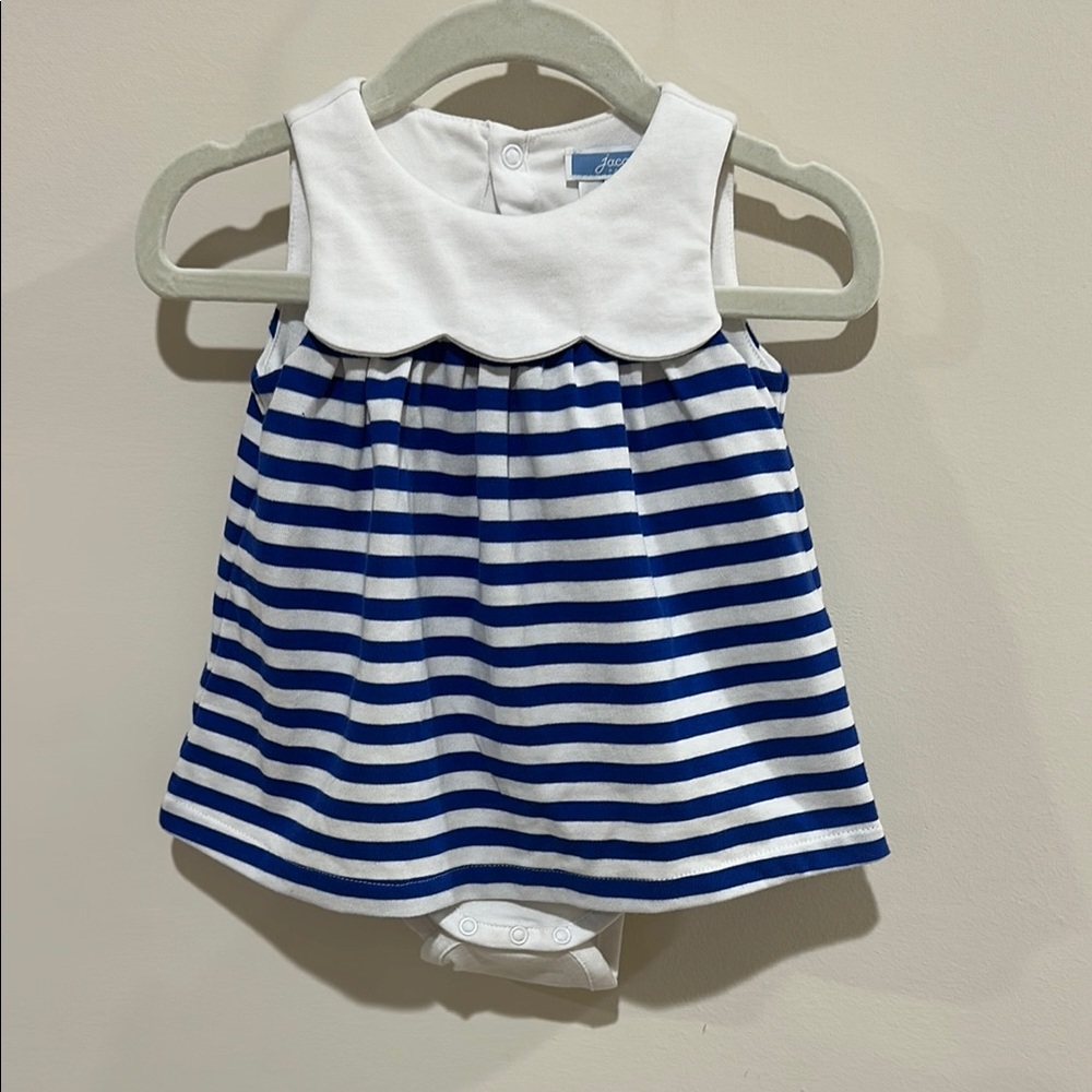 Jacadi Paris White Baby Romper